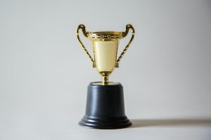 An award trophy
