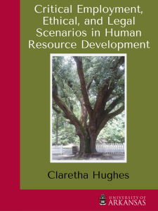 Critical Employment, Ethical, and Legal Scenarios in Human Resource Development book cover