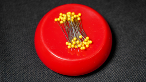 Pins in a pincushion