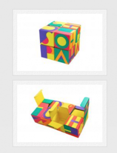 Lush Reusable Magic Cube Box won awards for its packaging