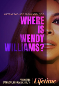 Promotional poster for documentary about Wendy Williams.