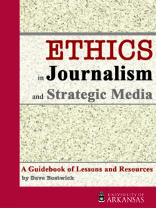 Ethics in Journalism and Strategic Media book cover