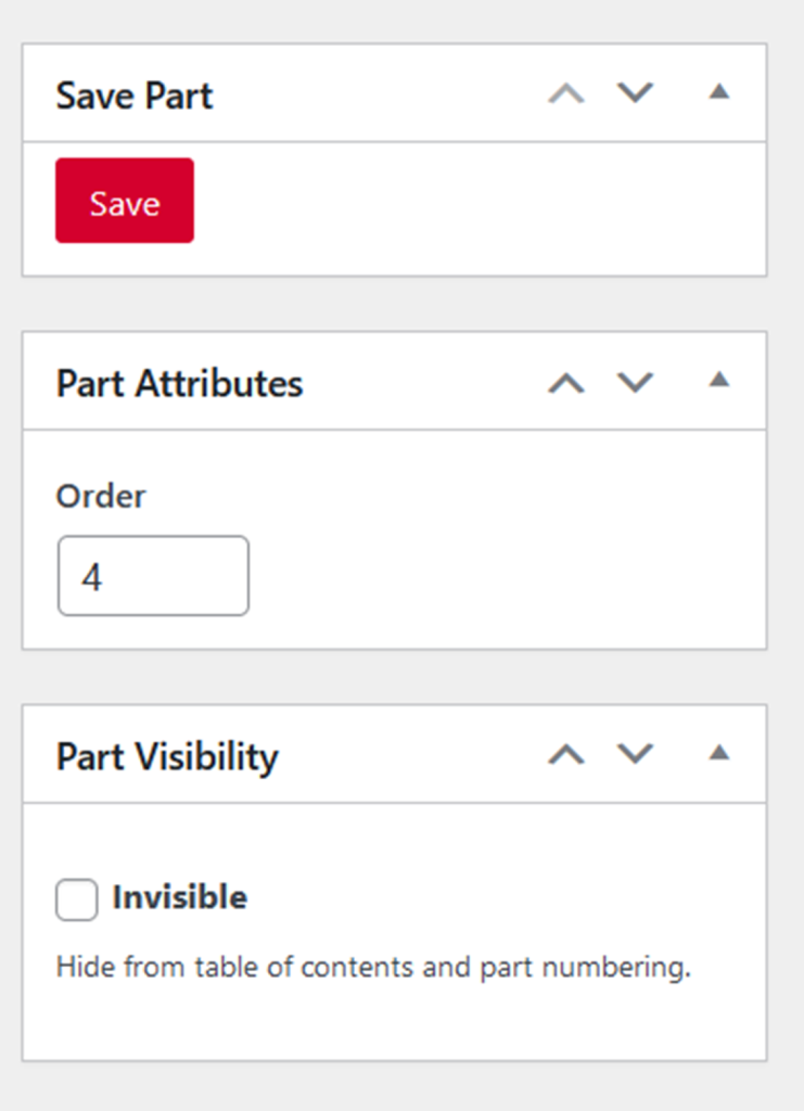 Numberless Chapters, Invisible Parts, and Customizable Section Labels