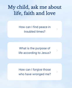 Screenshot from AI Jesus