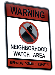 Neighborhood Watch Sign