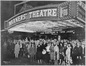 Photo of Warners' Theatre in 1926