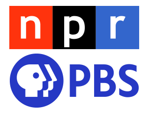 NPR and PBS logos
