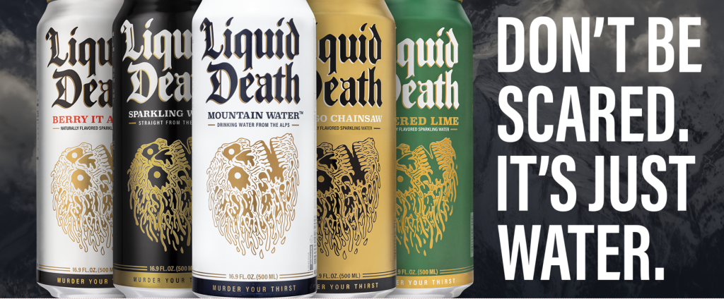 Liquid Death advertisement