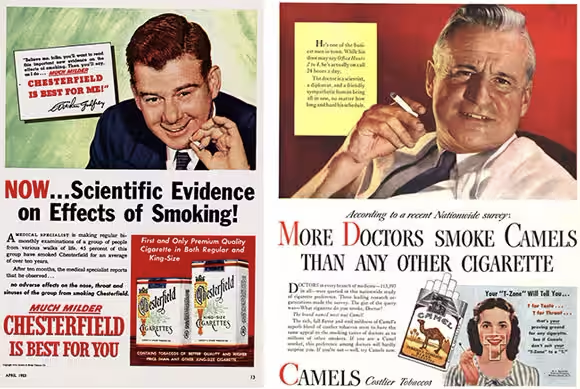 1950s Cigarette ads