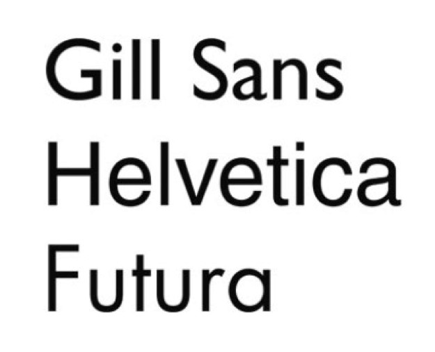 Example fonts